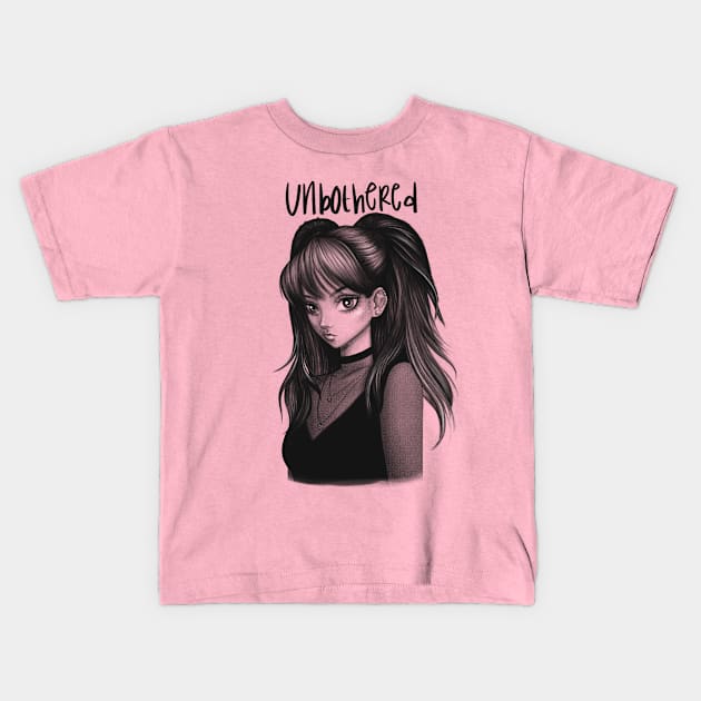 Unbothered Kids T-Shirt by ArtistChristie